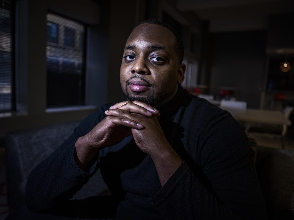 In this April 28, 2021 file photo, Brandon Mitchell, a juror in the trial of former Minneapolis police Officer Derek Chauvin for the killing of George Floyd, poses for a picture, in Minneapolis. (Richard Tsong-Taatarii/Star Tribune via AP File)