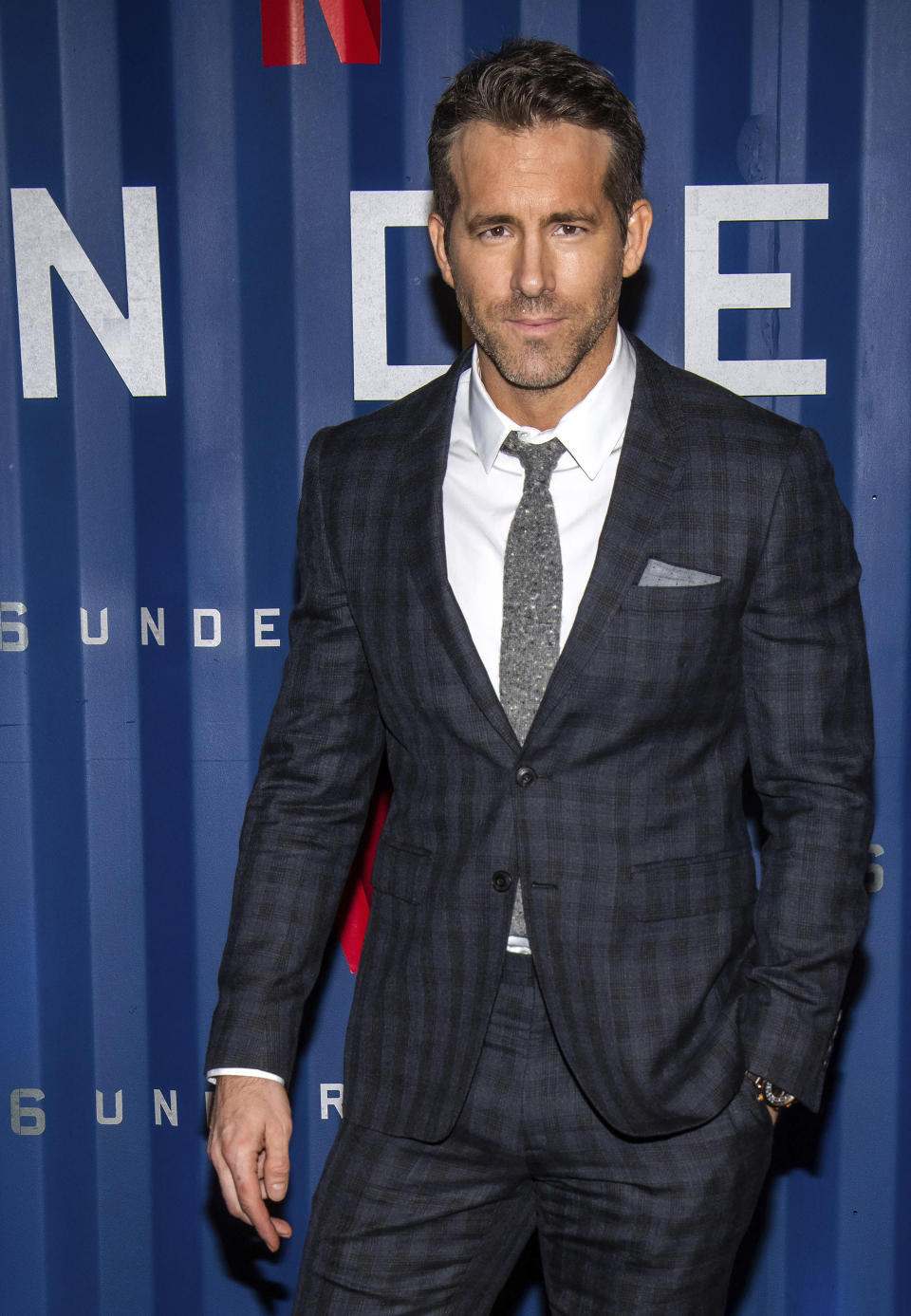 FILE - Ryan Reynolds attends the premiere of Netflix's "6 Underground" on Dec. 10, 2019, in New York. Reynolds turns 46 on Oct. 23. (Photo by Charles Sykes/Invision/AP, File)