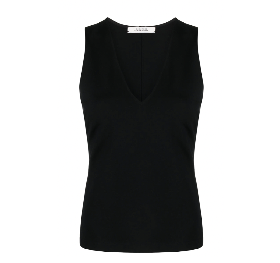 <p><a href="https://go.redirectingat.com?id=74968X1596630&url=https%3A%2F%2Fwww.farfetch.com%2Fshopping%2Fwomen%2Fdorothee-schumacher-v-neck-sleeveless-tank-top-item-22291252.aspx&sref=https%3A%2F%2Fwww.harpersbazaar.com%2Ffashion%2Ftrends%2Fg60453823%2Fbest-tank-tops-for-women%2F" rel="nofollow noopener" target="_blank" data-ylk="slk:Shop Now;elm:context_link;itc:0;sec:content-canvas" class="link ">Shop Now</a></p><p>V-Neck Tank Top</p><p>farfetch.com</p><p>$181.00</p>