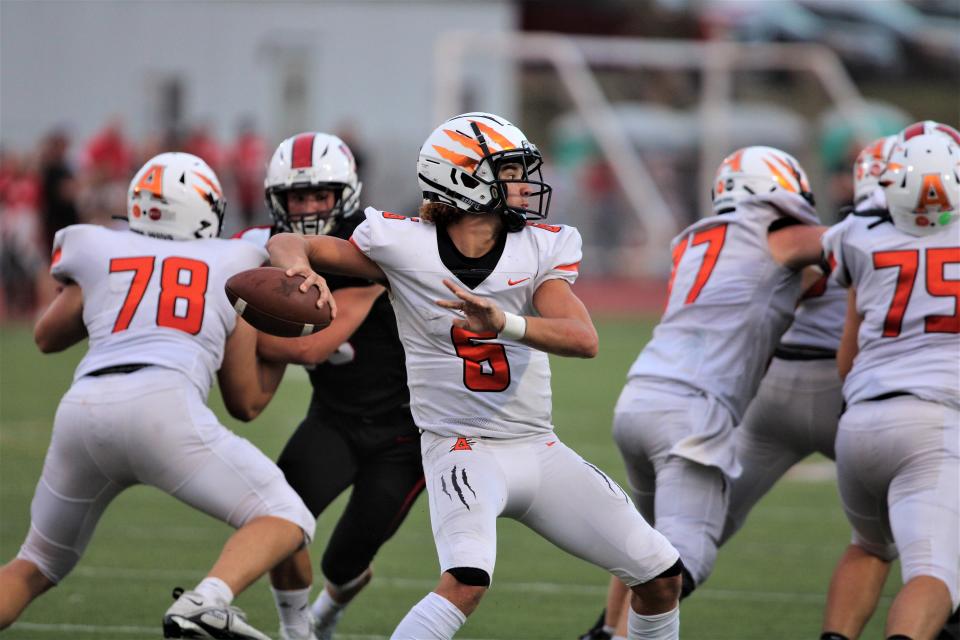 Anderson QB Justice Burnam led the Eastern Cincinnati Conference with 2,948 passing yards this season.