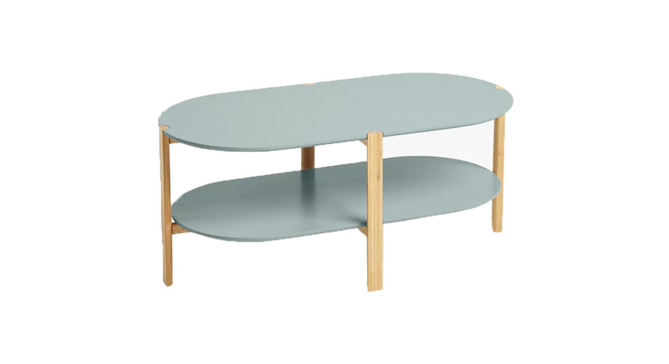 This lightweight table from John Lewis is available in white too.