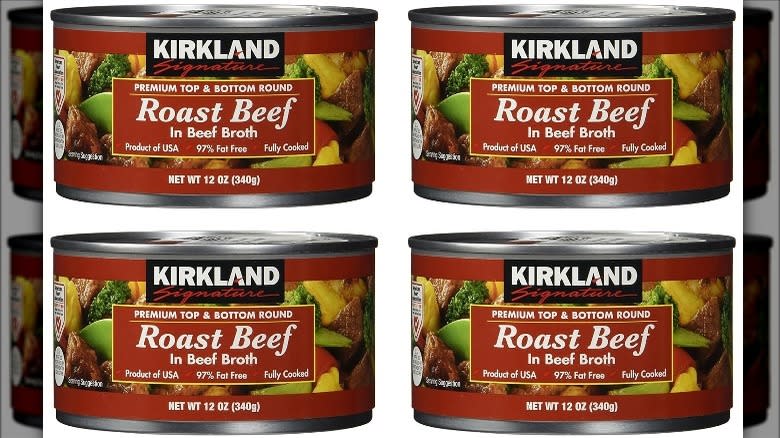 Kirkland Signature canned roast beef