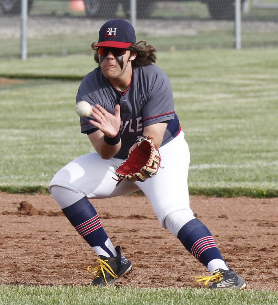 Hartley senior Dimitri Boumis is batting .438 with four home runs and 27 RBI.