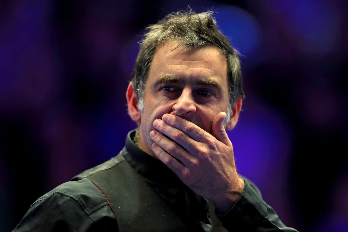 Ronnie O’Sullivan has withdrawn from the WST Classic with an elbow injury (Bradley Collyer/PA) (PA Wire)