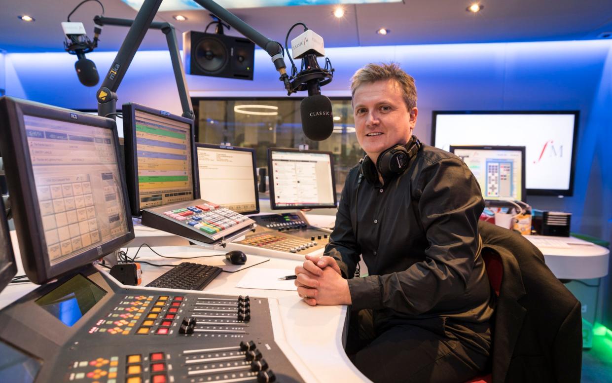 Aled Jones, a presenter on Classic FM. In January the station will switch to DAB+