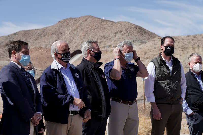 Republican lawmakers make trip to the U.S. southern border with Mexico in El Paso