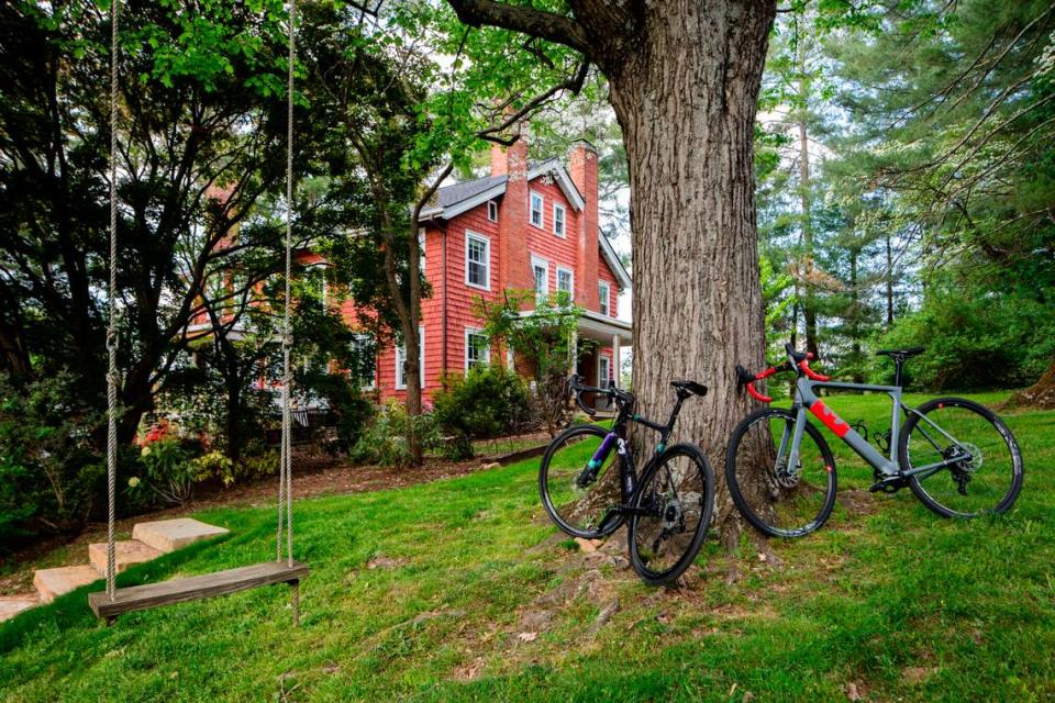 On-site bikes are one of the perks of staying at Applewood Manor.