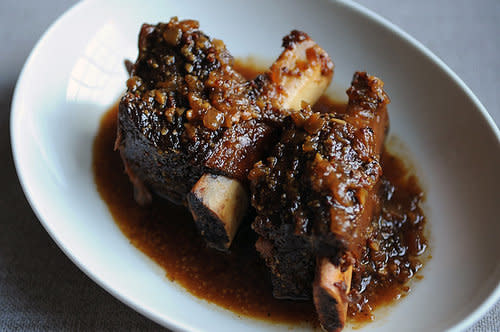 <strong>Get the <a href="http://food52.com/recipes/9109-short-ribs-with-beer-and-buckwheat-honey" target="_blank">Short Ribs with Beer and Buckwheat Honey recipe</a> by merrill via Food52</strong>