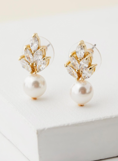 Stephanie Browne Bocheron Pearl Earrings, $135 from The Iconic. Photo: The Iconic.