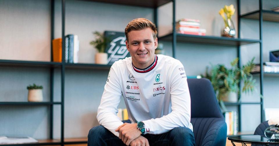 Mick Schumacher bergabung dengan Mercedes sebagai pembalap cadangan.  Desember 2022 Kredit: Alamy