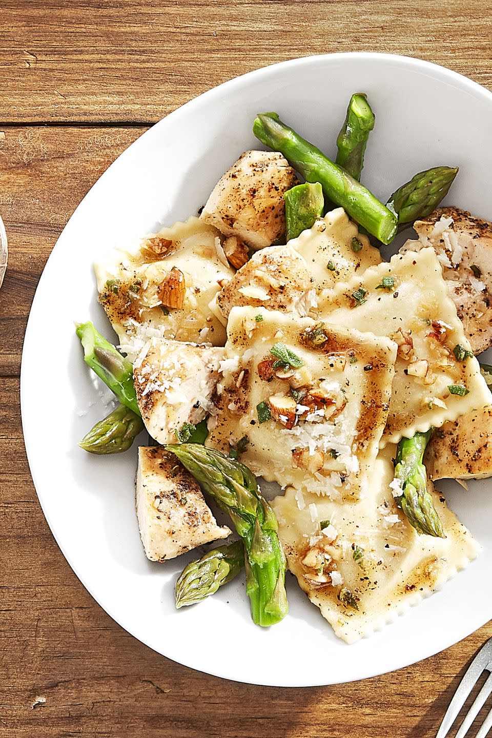 Butternut Squash Ravioli with Seared Chicken