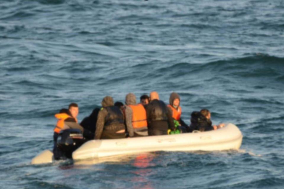 The Maritime Prefecture of the Channel and the North Sea of a migrant boat which capsized in the English Channel in July (PA)