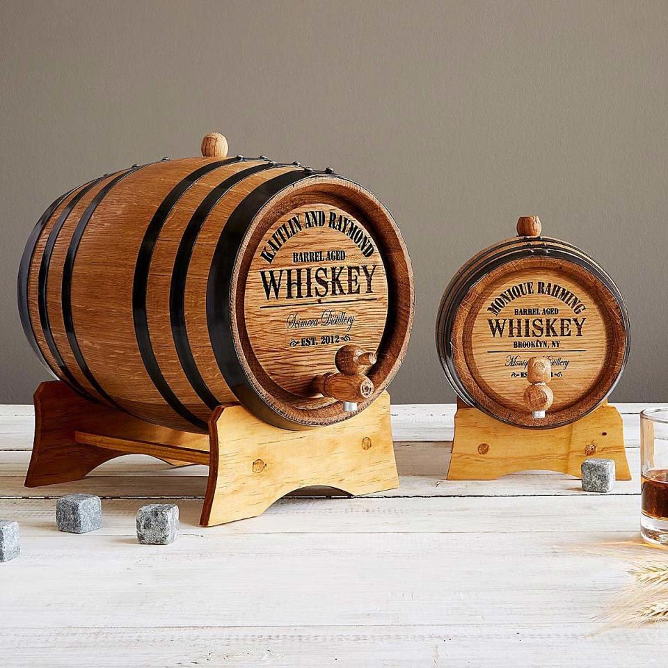 Personalized Whiskey Barrel