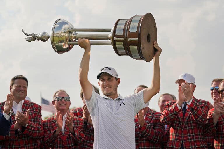 Emiliano Grillo, vencedor en mayo de 2023 del Charles Schwab Challenge en el Colonial Country Club, Fort Worth, Texas