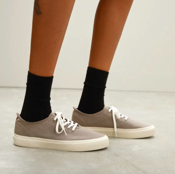 The Forever Sneaker in Clay. Image via Everlane.