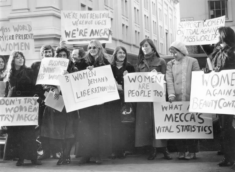 El Movimiento de Liberación de las Mujeres, contra el concurso Miss Mundo en 1970