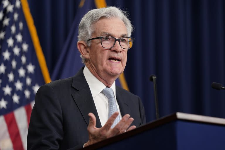 El presidente de la Reserva Federal, Jerome Powell, en Washington.  (Foto AP/Patrick Semansky)