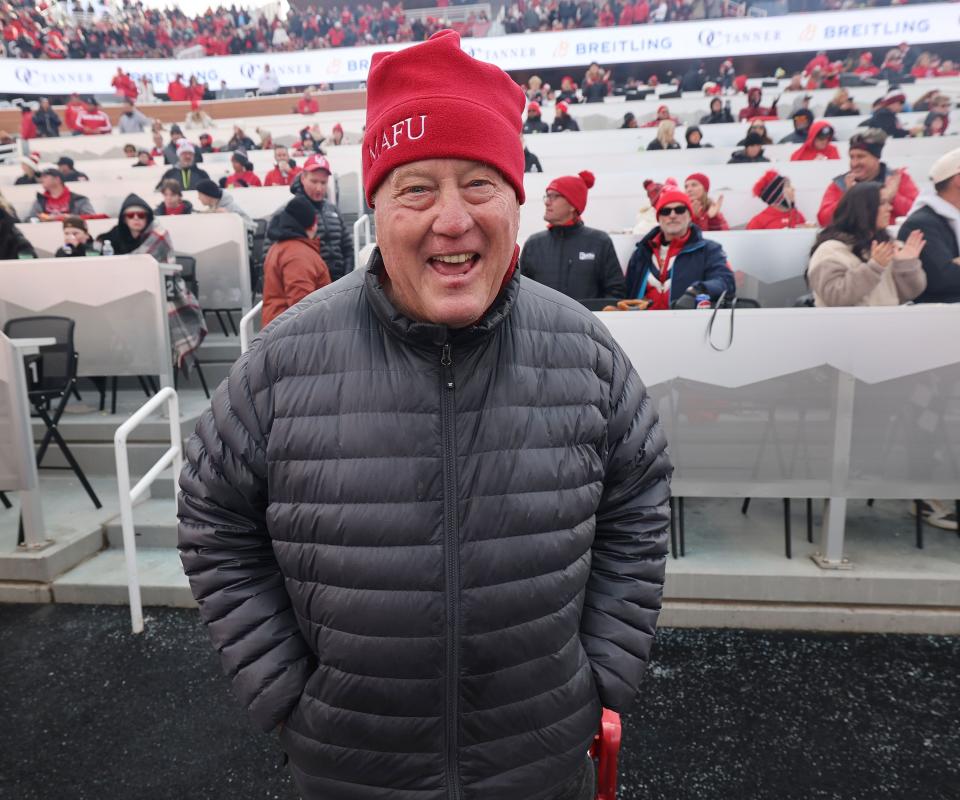 Former Ute coach Ron McBride at the game in Salt Lake City on Saturday, Nov. 25, 2023. | Jeffrey D. Allred, Deseret News