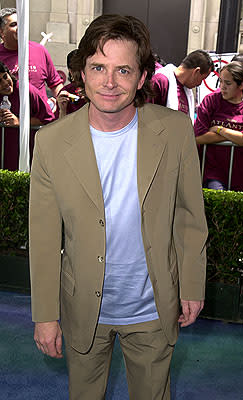 Michael J. Fox at the Los Angeles premiere of Disney's Atlantis: The Lost Empire