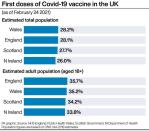 Coronavirus vaccine graphic