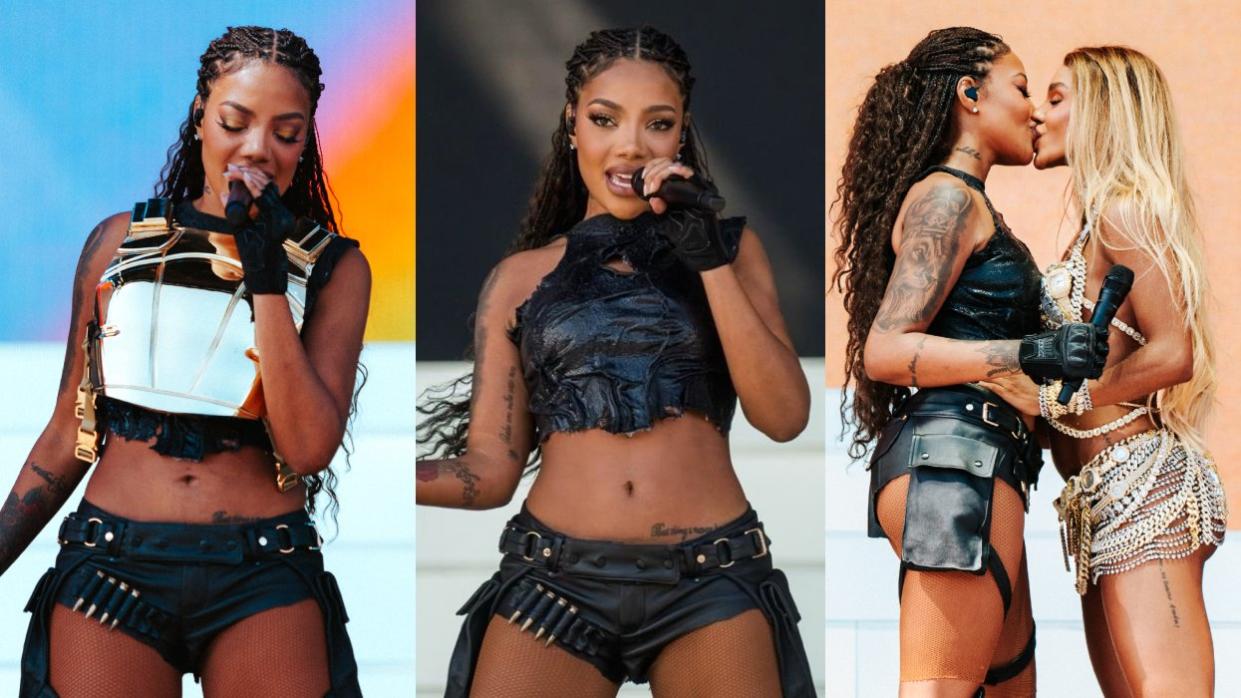 Ludmilla performing at the 2024 Coachella Valley Music and Arts Festival; special appearance from Brunna Gonçalves