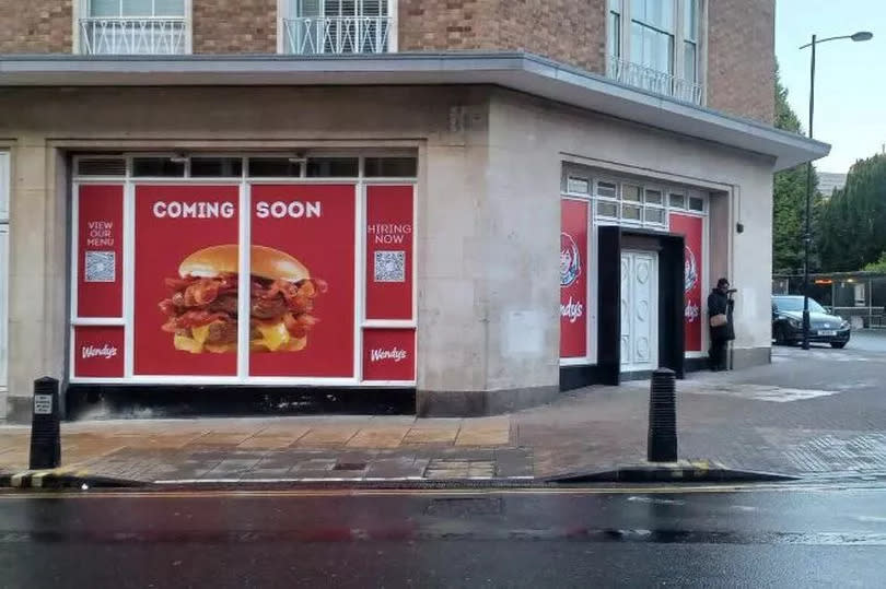 The site of the new Wendy's in Cambridge