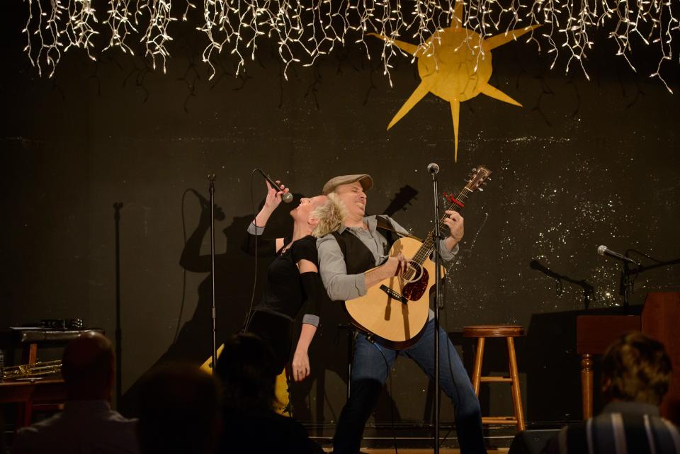 The silly musical duo Hot Breakfast! will co-headline comedic the Tax Free Comedy Festival at The Delaware Contemporary in Wilmington on Saturday.