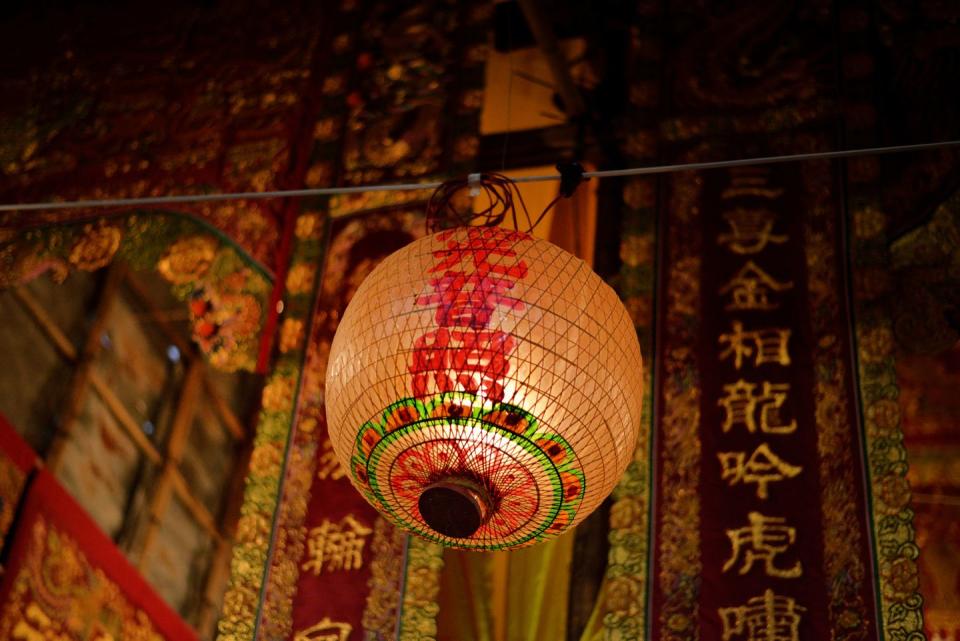 paper lantern at chinese hungry ghosts festival