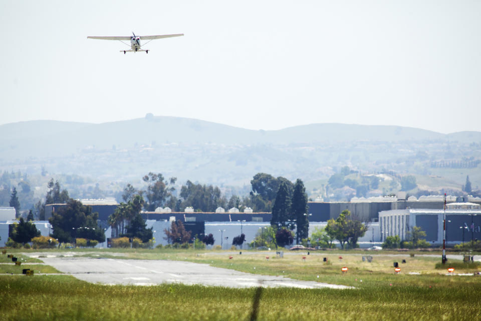 Image: Reid-Hillview Airport in eastern San Jose. (John Brecher / for NBC News)