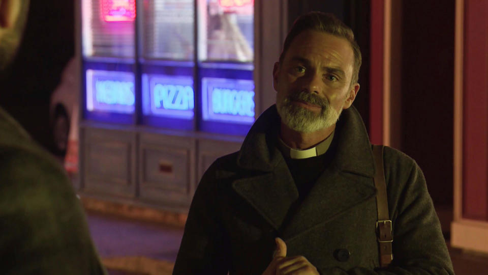 Coronation Street star Daniel Brocklebank  as vicar Billy Mayhew.