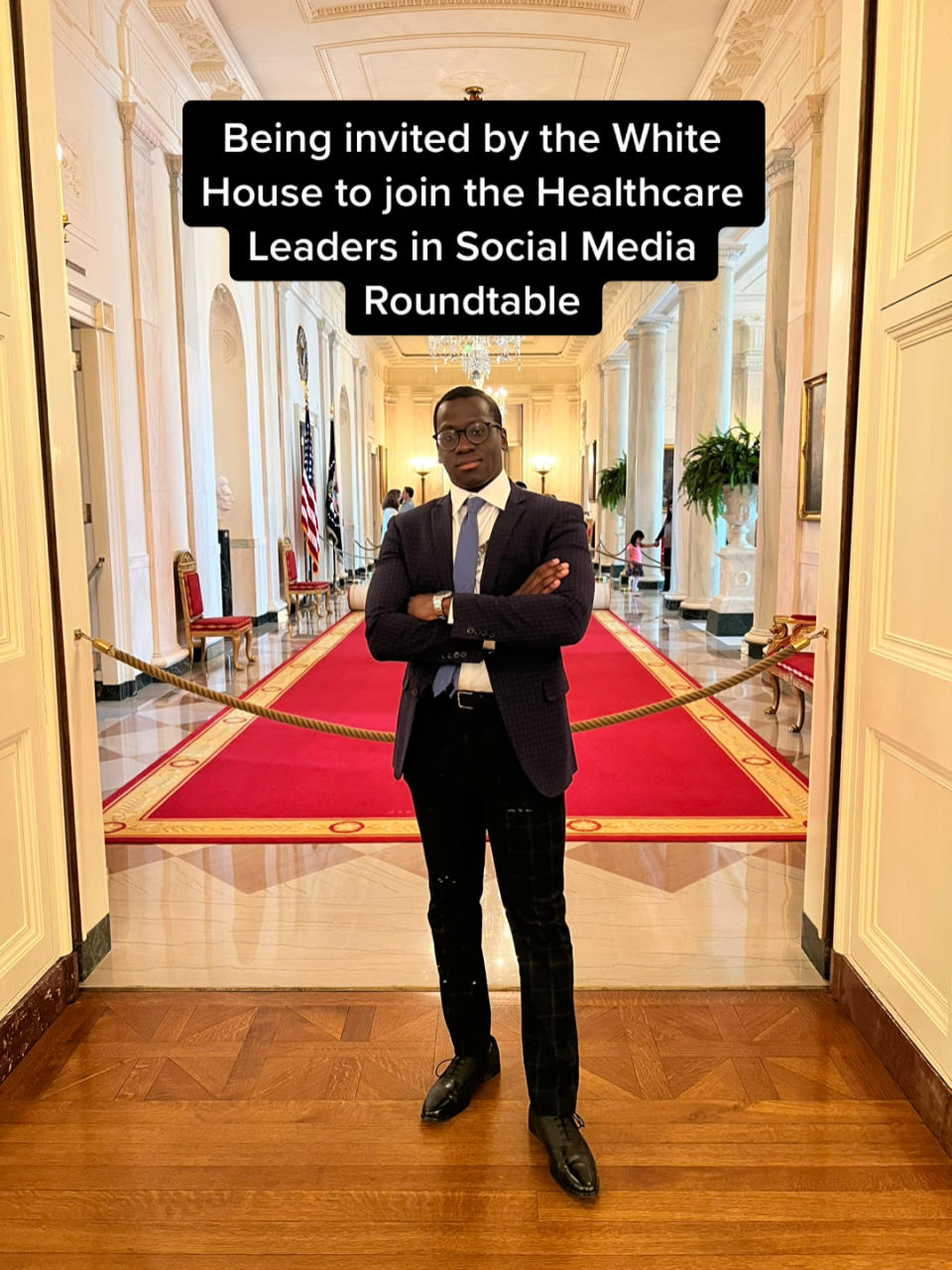 A medical professional at the White House (Joell Bervell)