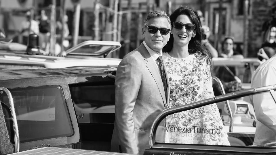 George Clooney and Amal Alamuddin, 2014