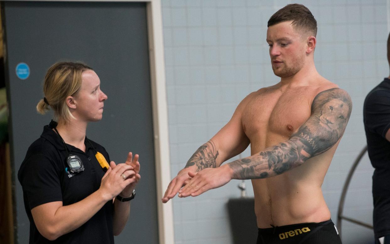 Mel Marshall and Adam Peaty  - DAVID ROSE