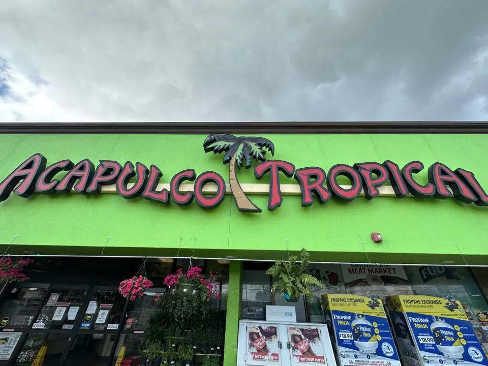 Acapulco Tropical, a supermarket and restaurant in Bradenton, was among a number of Hispanic-owned businesses across Florida that shut down on June 1, 2023, to mark "A Day Without Immigrants." The event was held to protest Gov. Ron DeSantis' tough new immigration law.