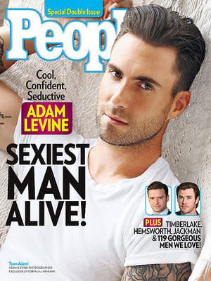 Adam Levine, 2013: The Maroon 5 frontman is the only musician to land the cover spot. OK, in all fairness many of the actors are also musicians, but Levine showed that a pop rocker who loves yoga and doesn’t act is welcome too. Levine remains in demand as one of the judges on “The Voice” alongside music stars like the newly dating couple, Gwen Stefani and Blake Shelton. Maroon 5 has won multiple awards including three Grammy’s. Levine told People he was never one to think of marriage, but that has changed as he married Victoria Secret model, Behati Prinsloo. 