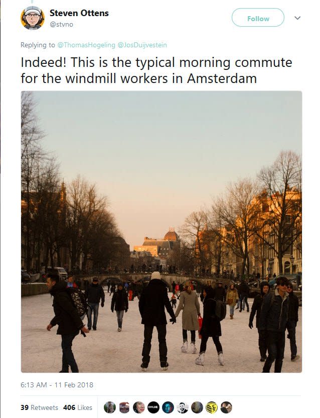 Katie Couric is being mocked for saying the Netherlands dominates speed skating because it's 'an important mode of transportation' in Amsterdam