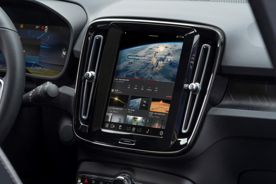 Google infotainment in Volvo