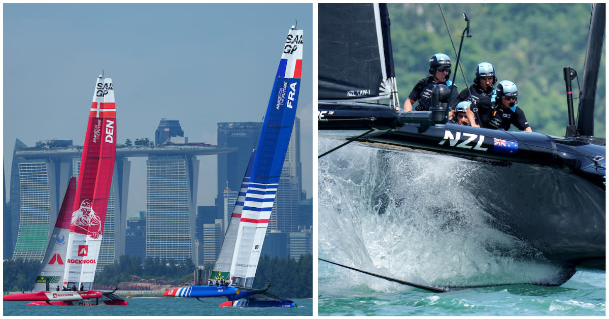 Singapore will be hosting its inaugural Sail Grand Prix event. (PHOTOS: Bob Martin, Eloi Stichelbaut for SailGP)