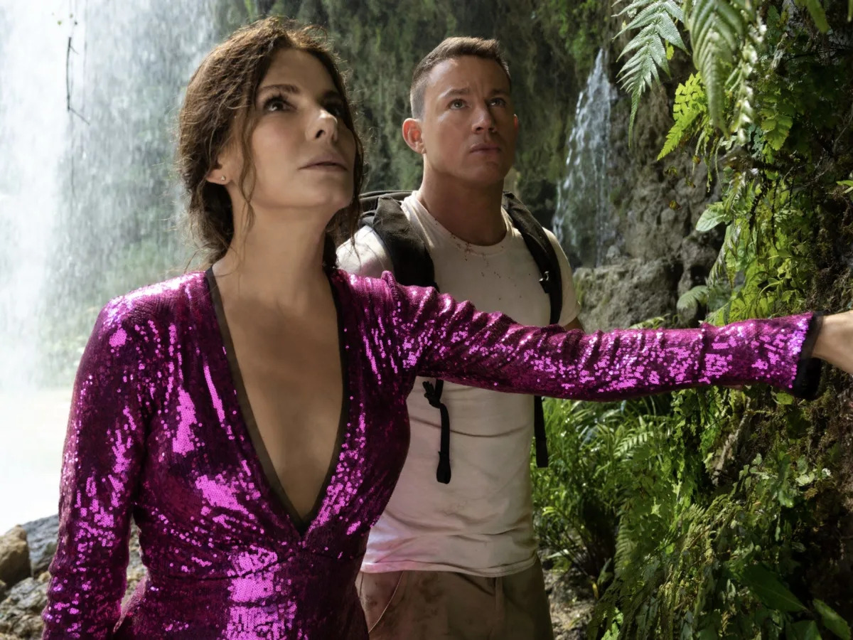 Sandra Bullock says Channing Tatum's improvised lines in a 'Lost City' scene had..