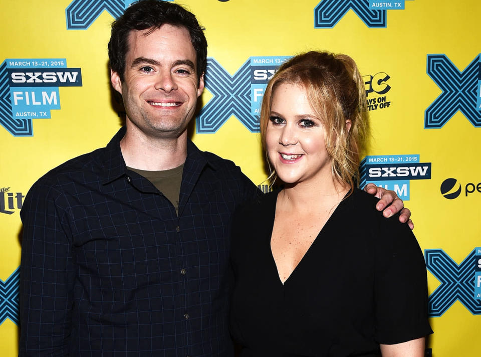 Amy Schumer and Bill Hader