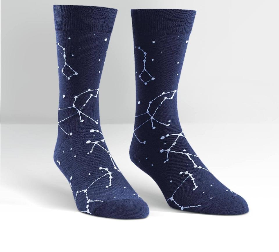 <p><a href="https://svahausa.com/products/constellations-glow-in-the-dark-crew-socks" rel="nofollow noopener" target="_blank" data-ylk="slk:Shop Now;elm:context_link;itc:0;sec:content-canvas" class="link ">Shop Now</a></p><p>Glow-in-the-Dark Constellation Socks</p><p>svahausa.com</p><p>$14.50</p><span class="copyright">Svaha</span>