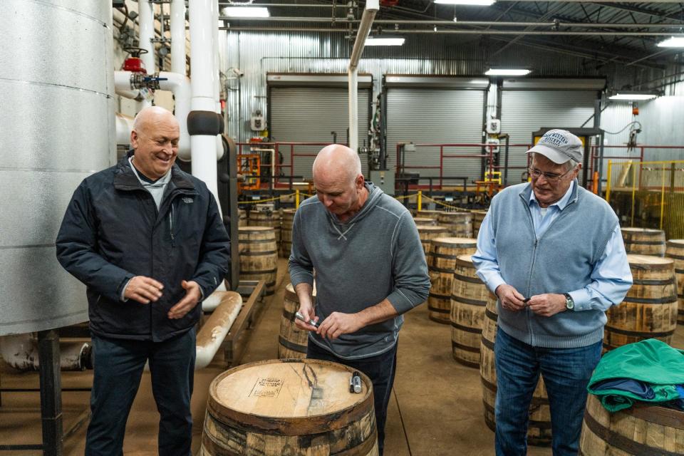 During a recent visit to Kentucky, Ripken Baseball cofounders Cal Ripken, Jr., and Bill Ripken visited the Maker’s Mark Distillery to experience the brand’s first-ever custom barrel program, Maker's Mark Private Selection.