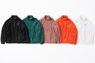 <p><strong>Velour Half-Zip Track Top</strong></p><p><a rel="nofollow noopener" href="http://www.supremenewyork.com/shop" target="_blank" data-ylk="slk:SHOP SUPREME;elm:context_link;itc:0;sec:content-canvas" class="link ">SHOP SUPREME</a></p>