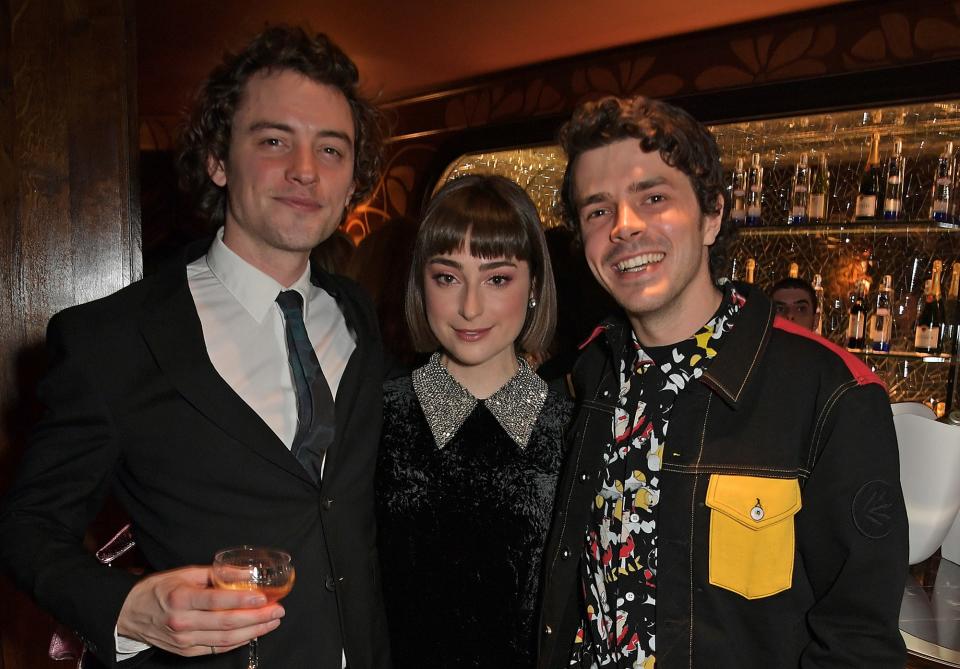 Josh Whitehouse, Ellise Chappell and Harry Richardson