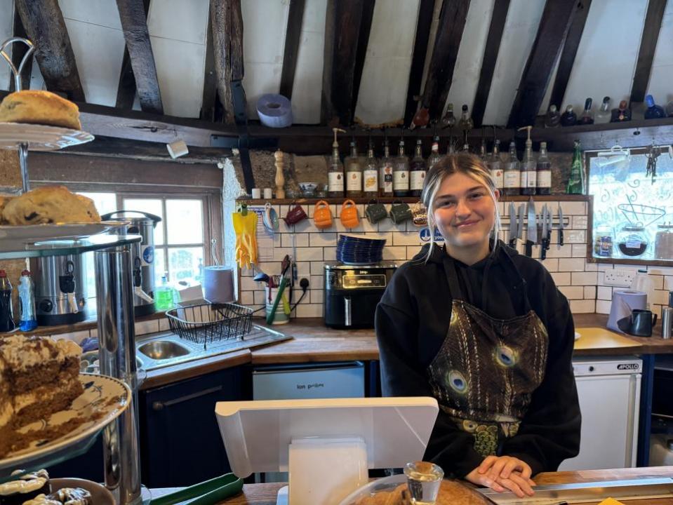 York Press: Ellie Stubbs, who works at the Perky Peacock cafe, witnessed the aftermath
