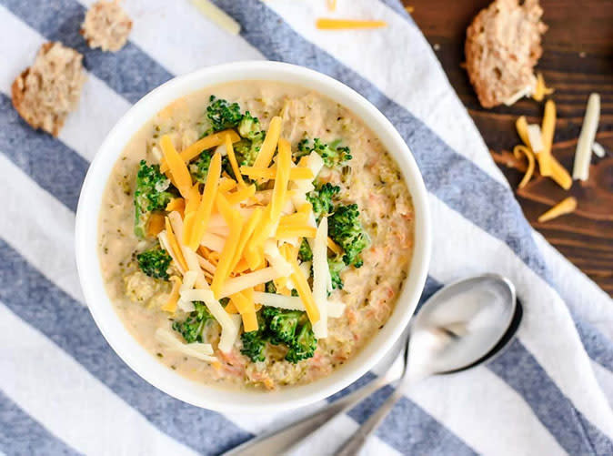 Slow-Cooker Broccoli and Cheese Soup