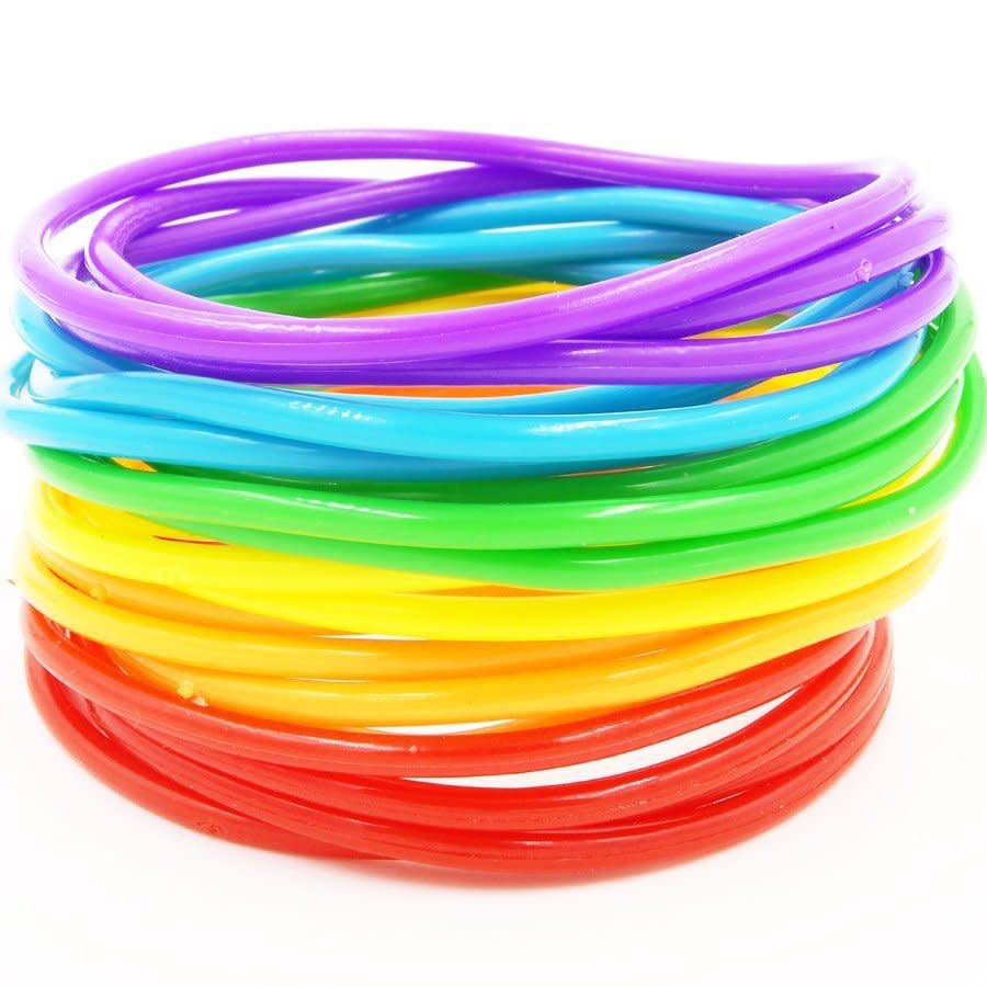 Jelly bracelets in assorted colors