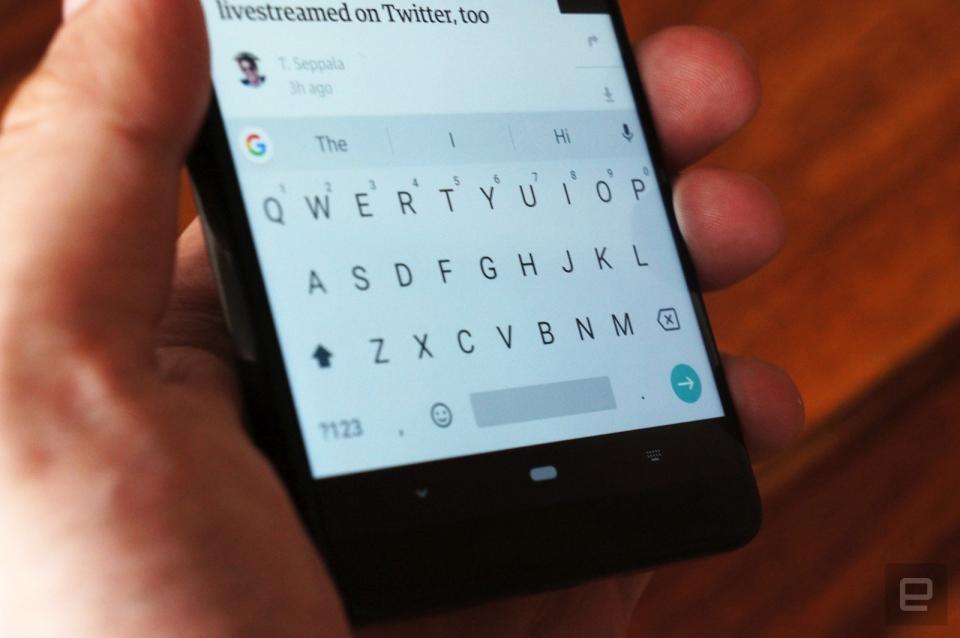 The glide typing feature of Google's Gboard isn't working for some Android