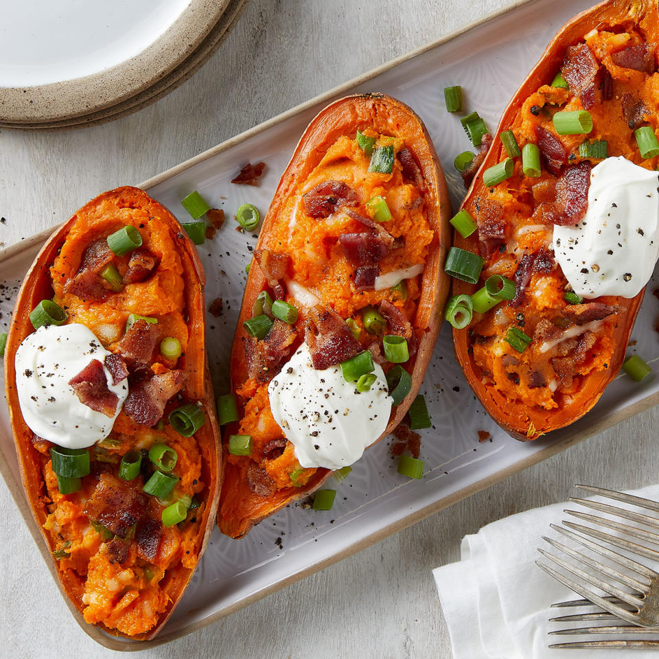 Loaded Sweet Potatoes