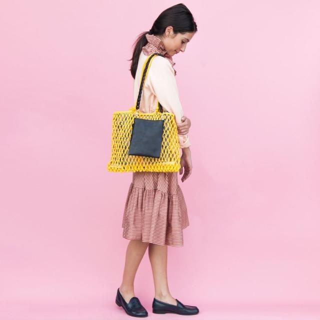 CLARE V SANDY TOTE